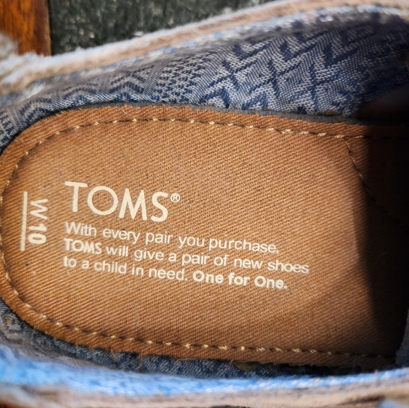 Tom's suede and wool Oxford  shoes - Picture 7 of 7